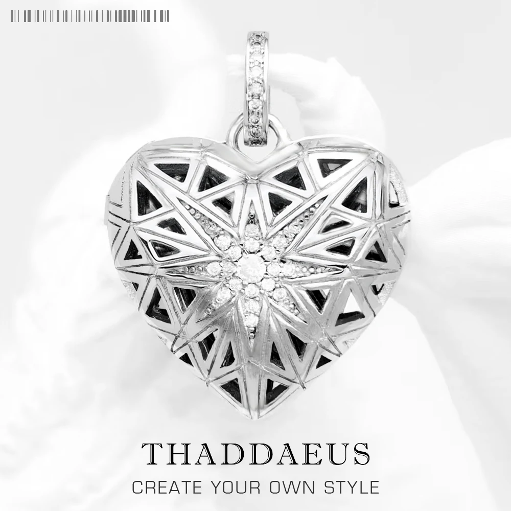 

Подвеска-медальон в форме сердца, новые ювелирные изделия, романтические аксессуары из стерлингового серебра 925 пробы, романтический подарок любви для женщин