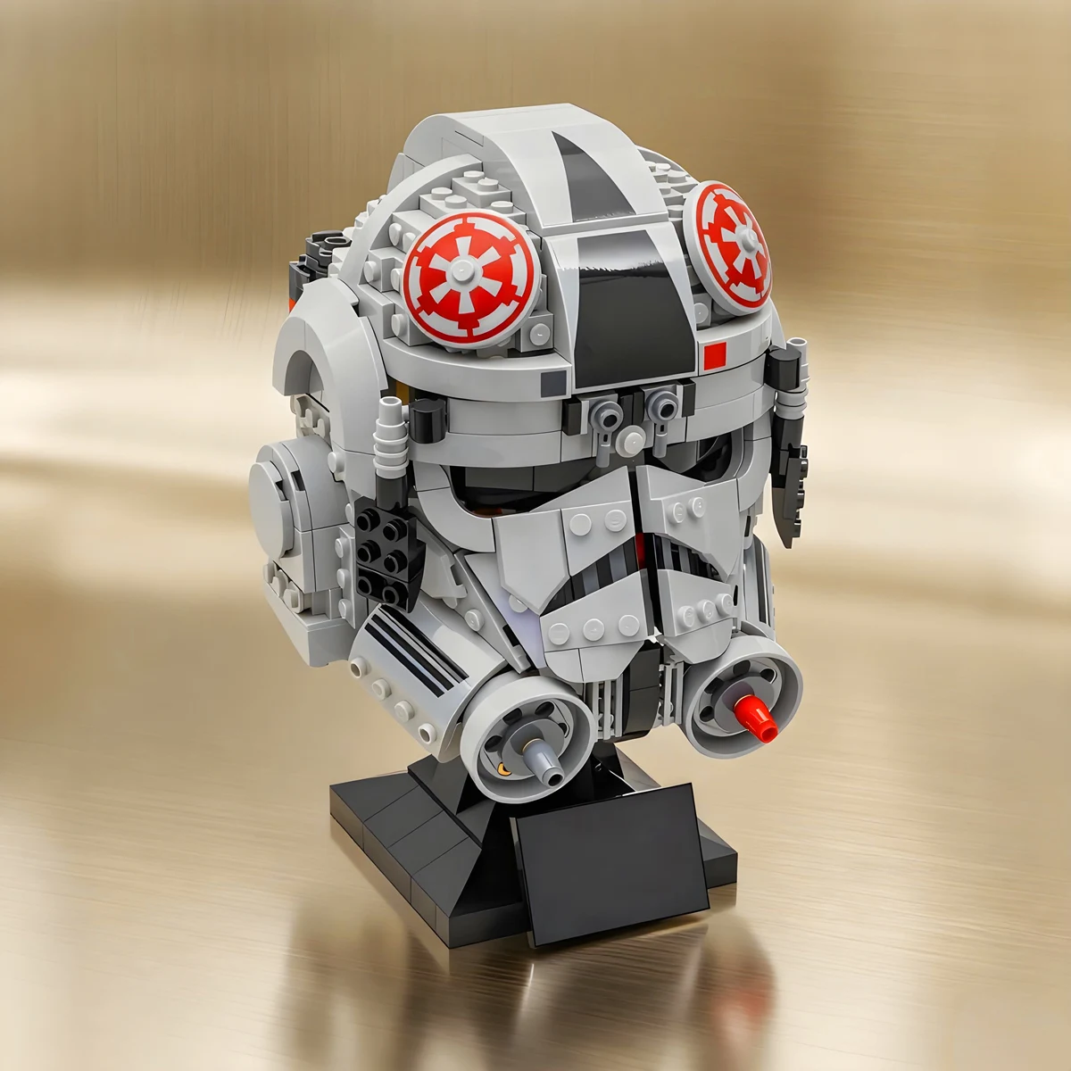 Space Starfighter STAR-PILOT Helmet AT-Driver Robot Display MOC-75429 Model Building Blocks Bricks Diy Toys Gifts Set