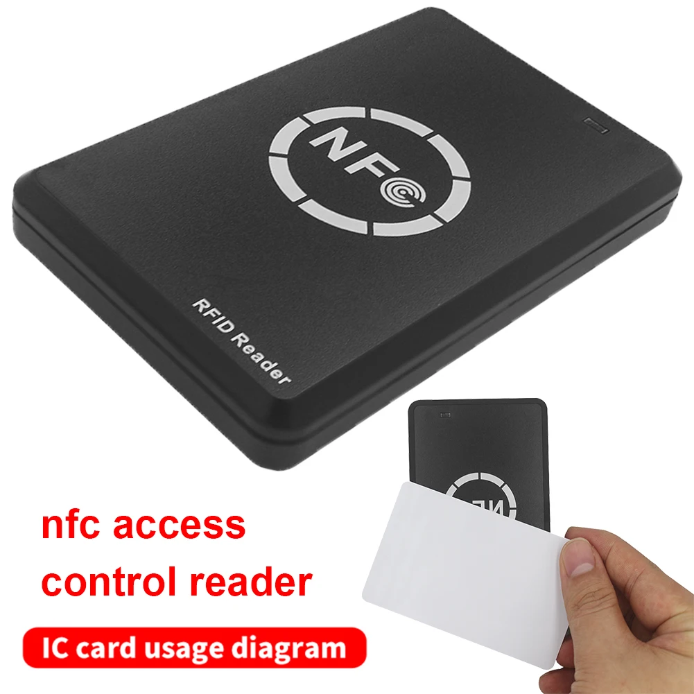 

RFID Reader Writer 13.56MHz/125KHz/250KHz 125KHz Card Duplicator Free Software NFC Tag Replicator Door Access Control System