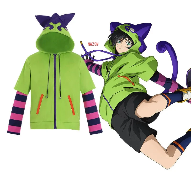 

❤2026★ SK8 the Infinity Miya Chinen Hoodie Cosplay Costumes Hooded Zipper Sweatshirt Anime SK Eight Streetwear Pullover Coat❤