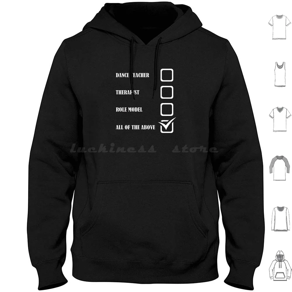 

Dance Teacher-Dance Teacher Therapist Role Model All Of The Above Hoodies Long Sleeve Dance Teacher Dance Teacher