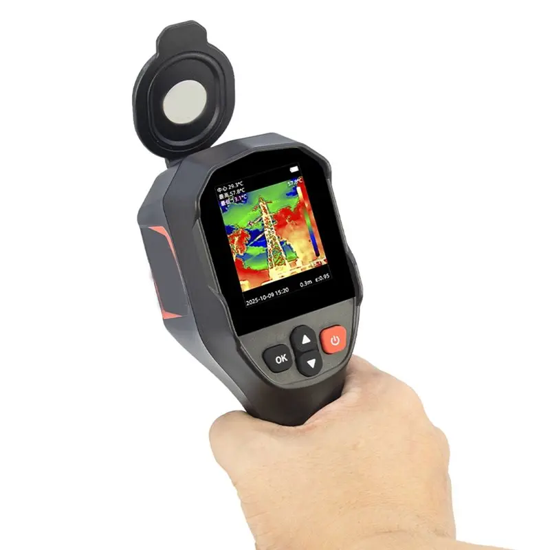ABUI-Handheid Infrared Thermal Imager -20-550℃ Recharge Battery Camera TISR 240X240 High Refresh Rate Image Stabilization