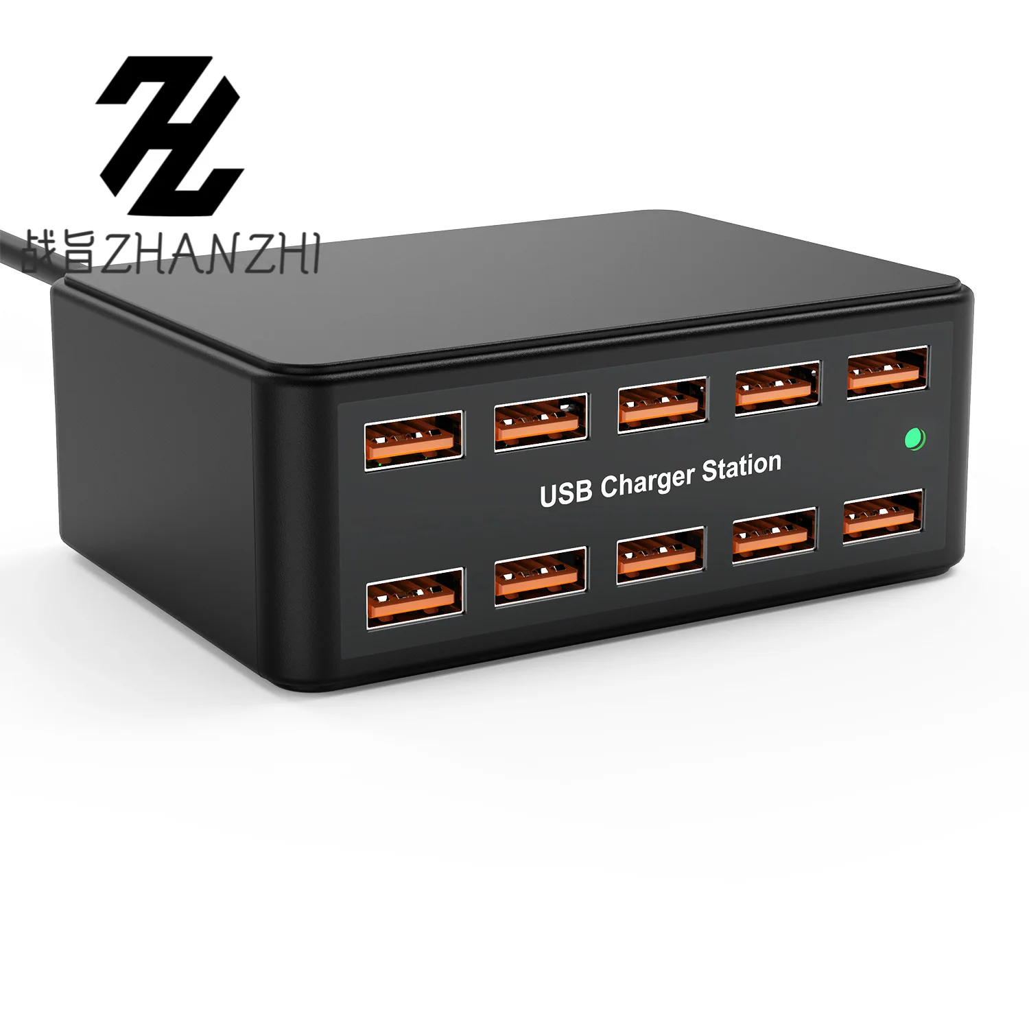 

Многопортовое USB-зарядное устройство для путешествий, студийная зарядная головка, 10-портовая розетка для быстрой зарядки, быстрое зарядное устройство для мобильного телефона
