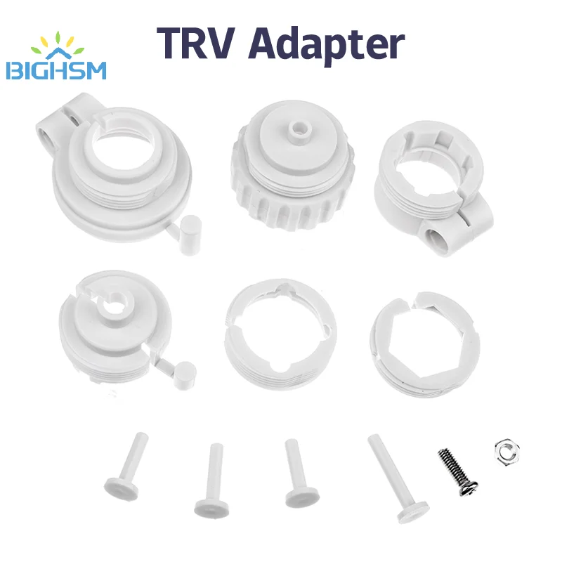 Adapters Tuya Radiator TRV Adaptor Smart Thermostatic Radiator Valve Suit For M30*1.5 TRV602/TRV604/TRV601/TRV603