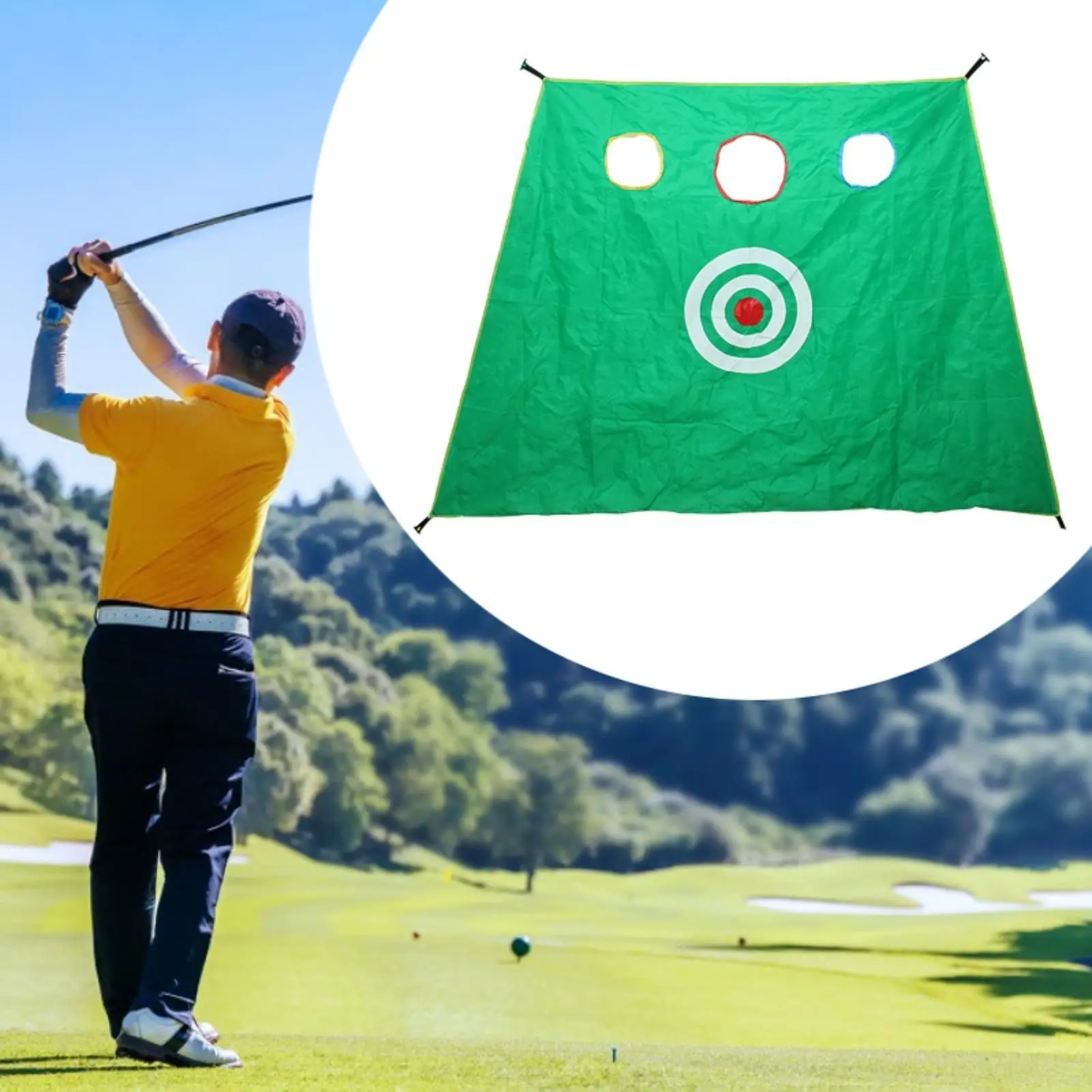 Golf Target Cloth Golf Hitting Net Target for Indoor Outdoor Sports Golfing