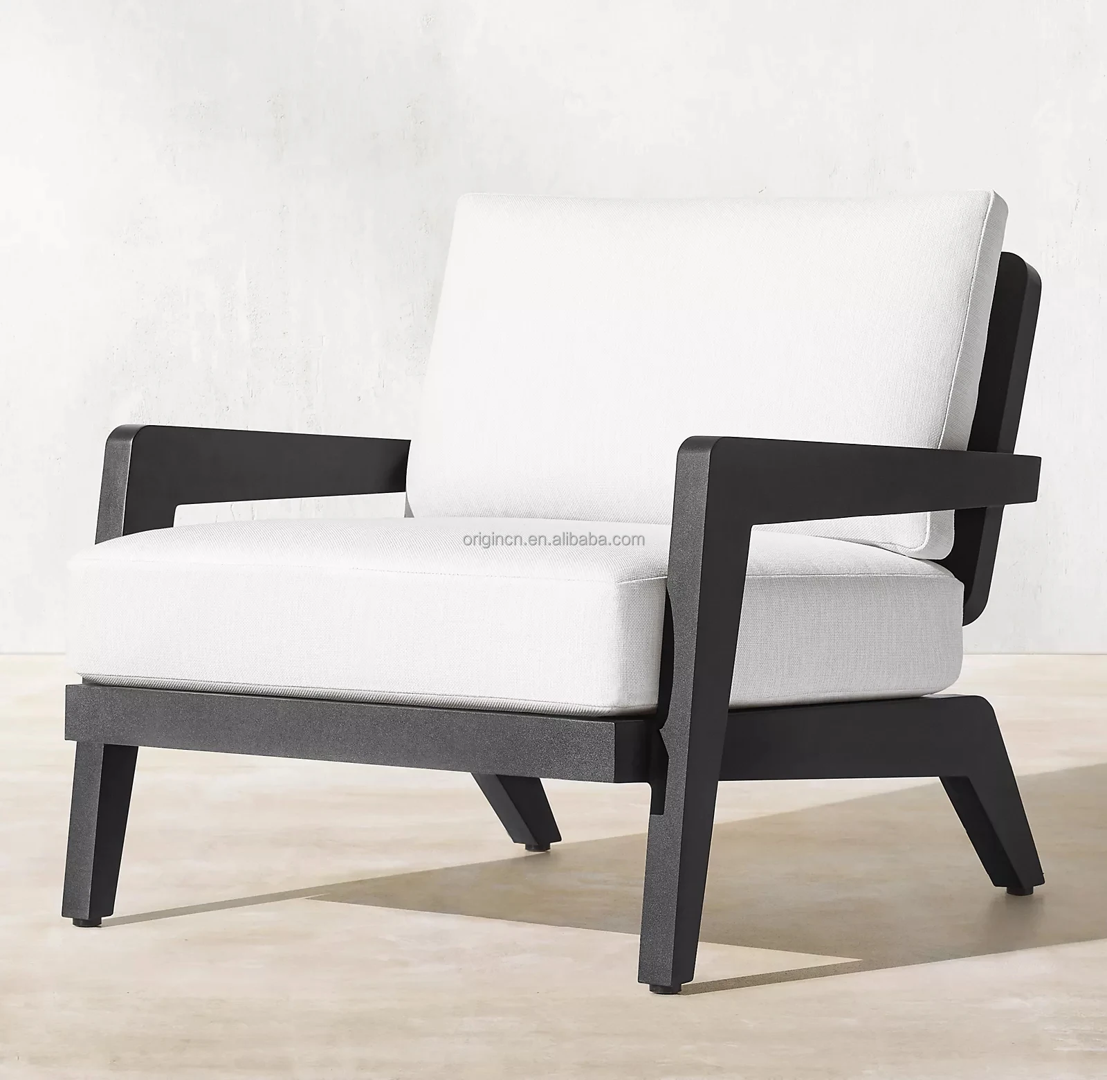 

-Outdoor Garden Furniture 4 Pieces Luxury Durable Handmade Powder Coating Garden Sofa Aluminum