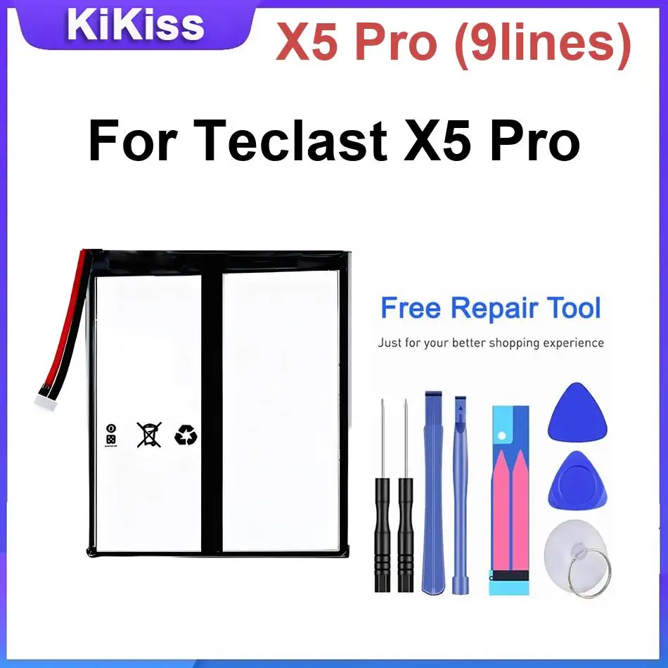 X5 Pro (9lines)  Tablet Battery For Teclast X5 Pro Durable Batteries