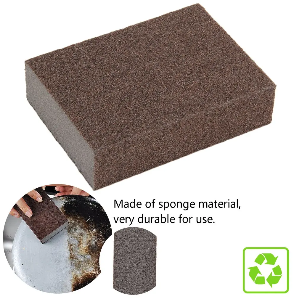 1Pcs Magic Sponge Eraser Carborundum Removing Rust Cleaning Brush Descaling Clean Rub for Cooktop Pot Kitchen Sponge