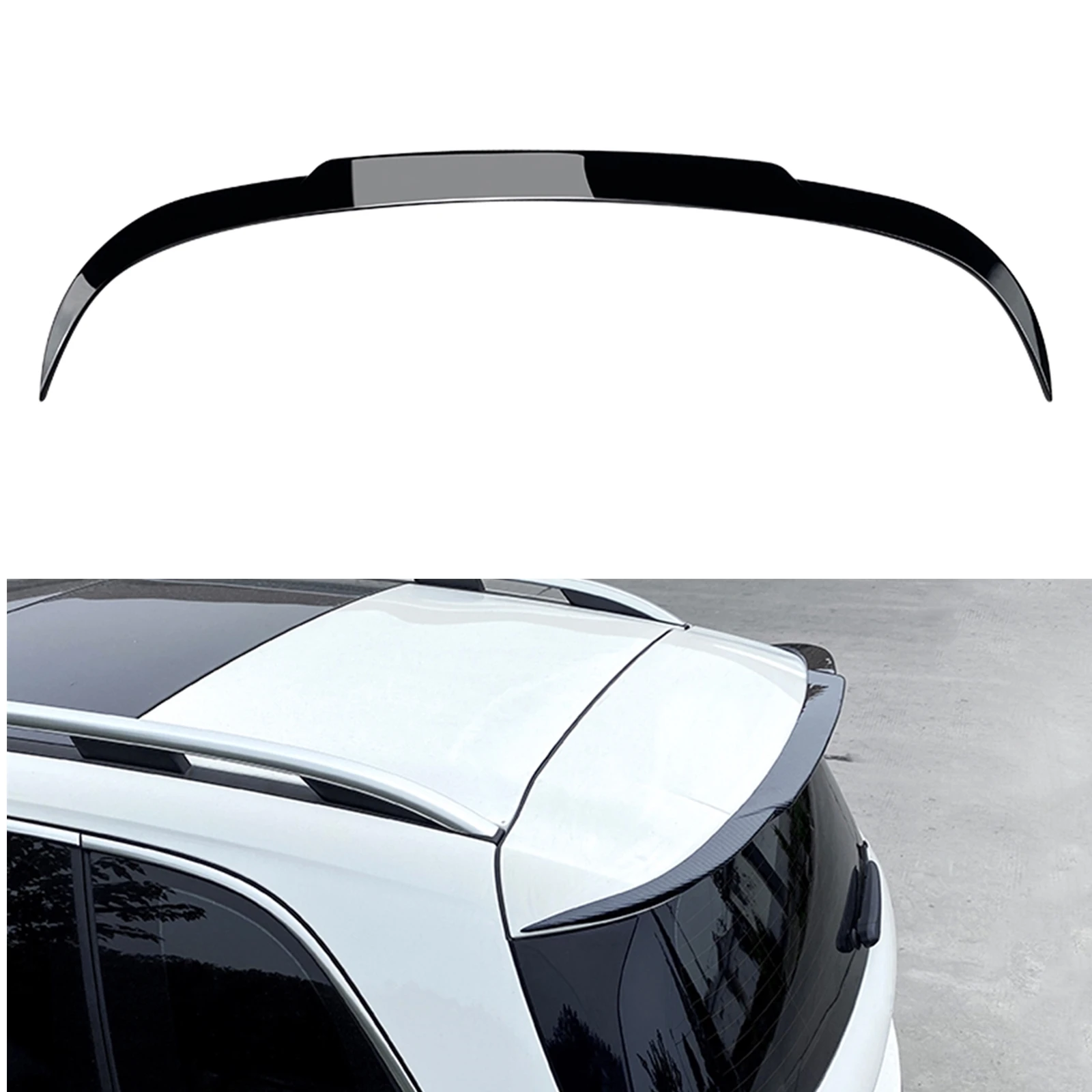 

Rear Trunk Roof Spoiler Wing Lip For Mercedes Benz GLB Class X247 SUV GLB200 GLB220 GLB250 GLB35 2020-2024 Tail Upper Splitter