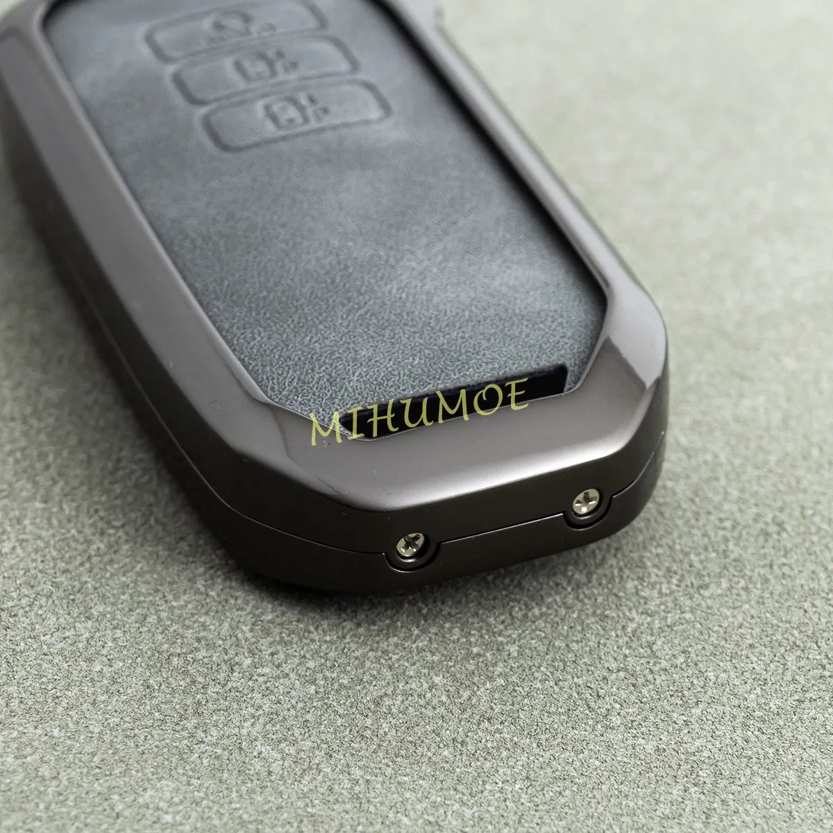 معدن الجلود مفتاح السيارة فوب غطاء المفاتيح الدائري لكيا سبورتاج K5 K8 EV6 سورينتو نيرو أوبتيما سيلتوس 6 7 بارك في خارج زر #5