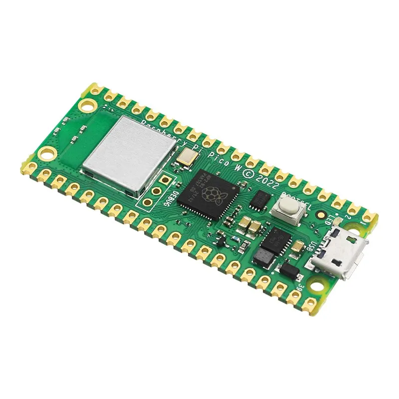 Raspberry Pi Pico W Wireless WiFi Module Dual-Core ARM Cortex MO+ RP2040 Microcontroller Development Board for Micro Python