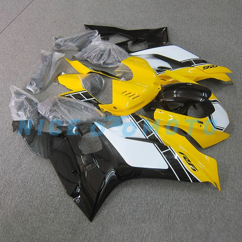 Fairing Kit Fit For YZF R6 2017 2018 2019 2020 2021 2022 2023 YAMAHA Cowling Injection Yellow white Bodywork Set