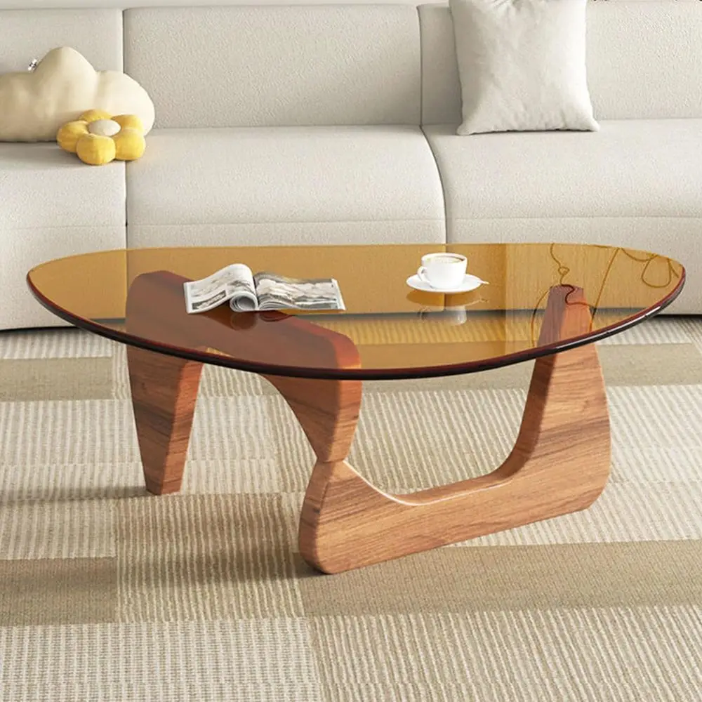 

Walnut Brown Small Coffee Table for Living and Bedroom Spaces