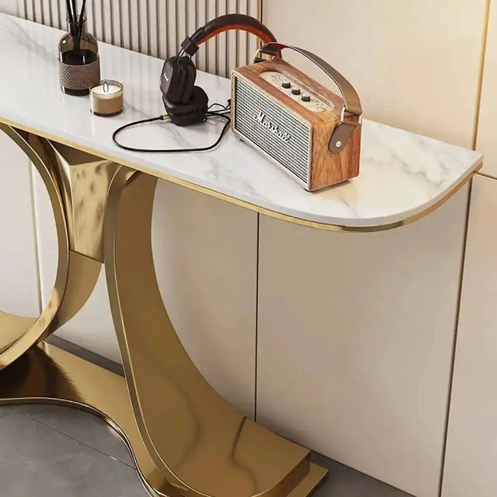 

Trendy Simple Table Unique Beauty Hallway Delicacy Modern Corner Table Design Minimalist Tabel Console Hallway Table Furniture