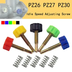 Kit de tornillos de ajuste de velocidad de ralentí para carburador de motocicleta PZ26 CG125 CB125 XR100 / PZ27 CG150 TXM155 / PZ30 XR100