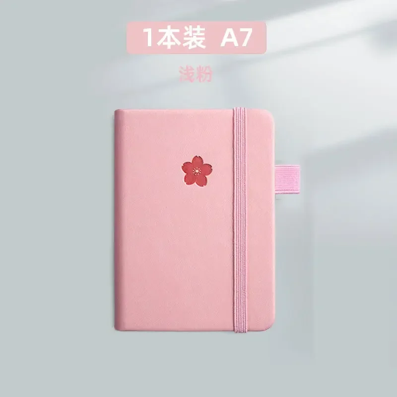 りぼん 付録 ミニノート ミニ A7 ポケットノートブック手作り革 100 枚メモ帳ポータブル旅行