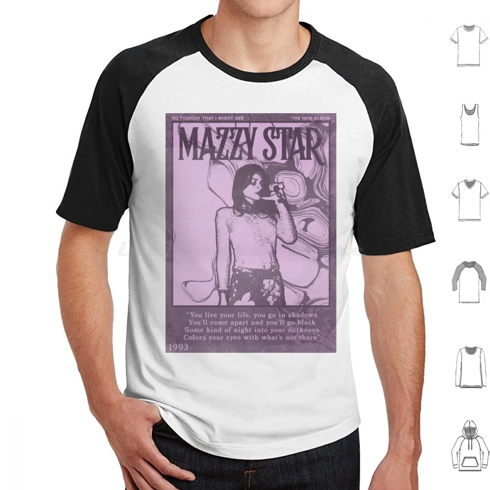 Mazzy Star T Shirt Big Size 100% Cotton Mazzy Star Music Shoegaze Dream Pop My Bloody Valentine 90 S Alternative Indie 80 S