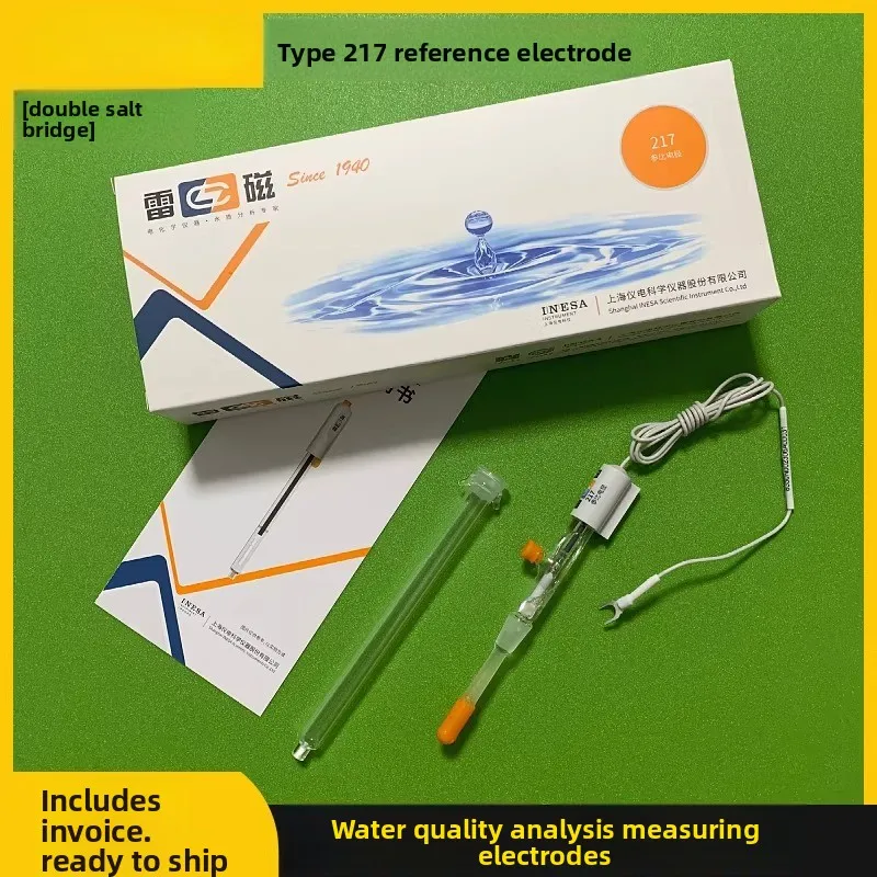 Lei Magnetic 217 Double Salt Bridge Saturation Reference Electrode/Voltage Measurement/Use with Indicator Electrode