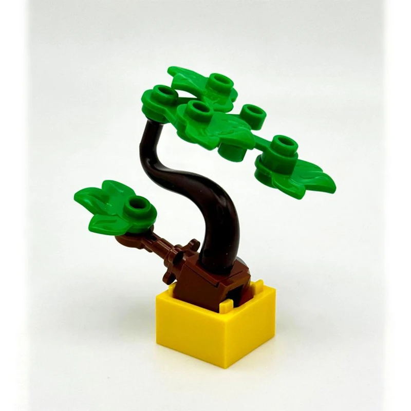 312 قطعة MOC أصائص زرع حزمة اللبنات الاطفال عيد الميلاد لعبة هدية بناء حل مشكلة البلاستيك التعليمية