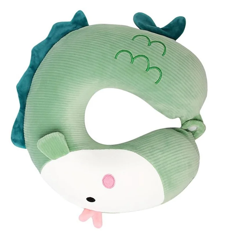 MACH-For Kids หมอนรองคอสำหรับเดินทางบนเครื่องบิน ลายการ์ตูนน่ารัก หมอนรองคอเมมโมรี่โฟมเพื่อความสบาย