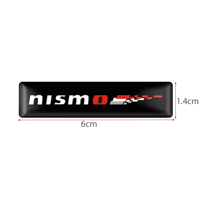 10/20Pcs Car Decoration Decals 3D Epoxy Resin Badge Sticker For Nissan Nismo 350Z 370Z GTR Patrol Juke Micra X Trail Qashqai J10