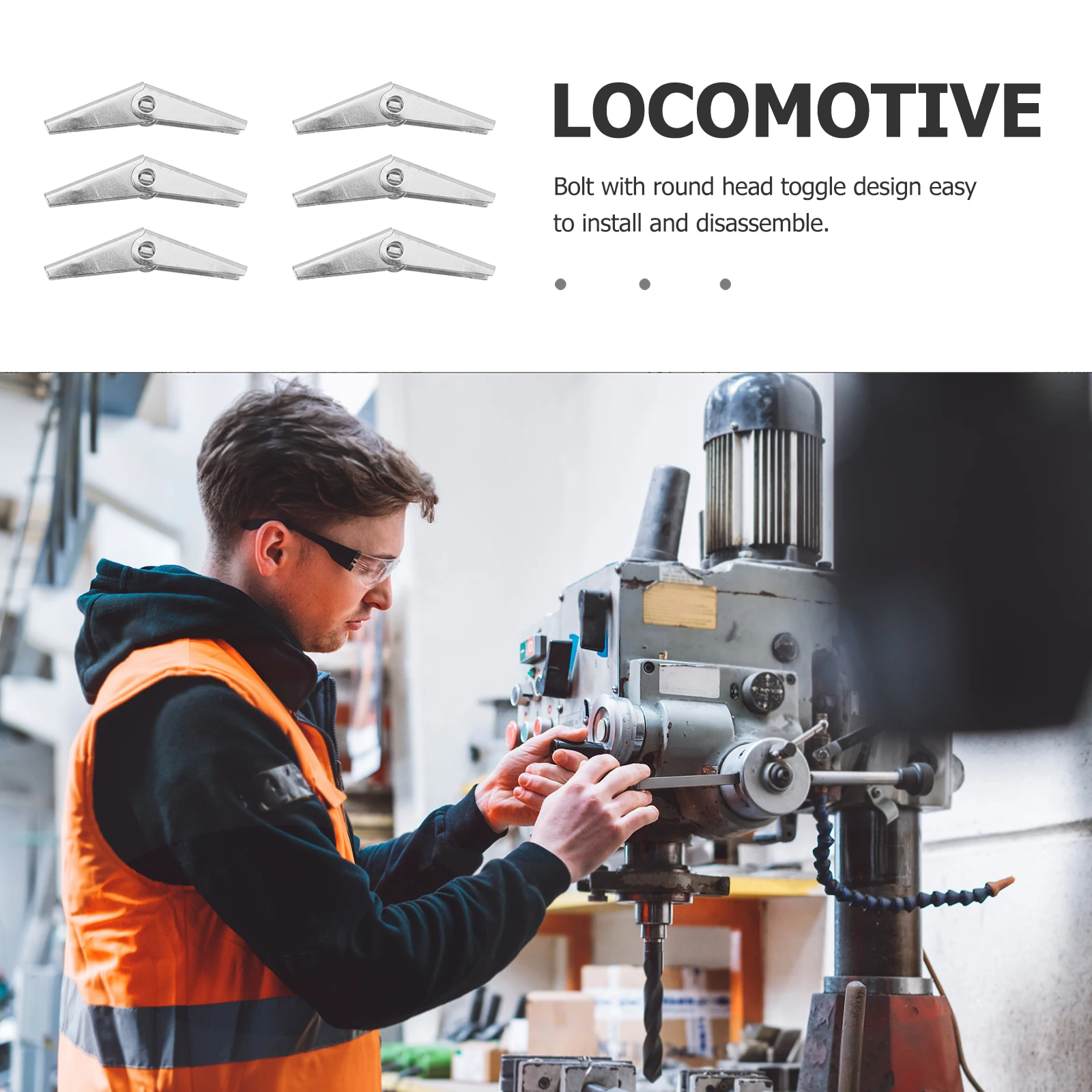 

12pcs Heavy Duty Toggle Bolt Wings For Drywall Hollow Wall Anchor Fixings Ceiling Wall Fastener M8 Tool Parts