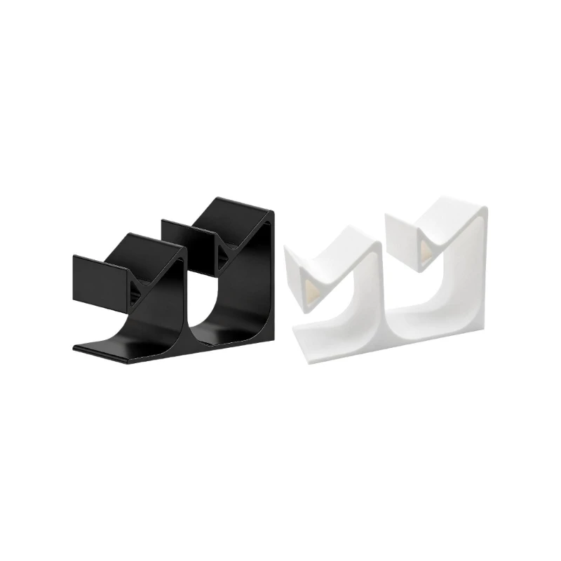 Q6PA Two-Controller Stand with Dedicated Vertical Supports, Lightweight Storage Holder for Desks, Stands, and Gaming Areas