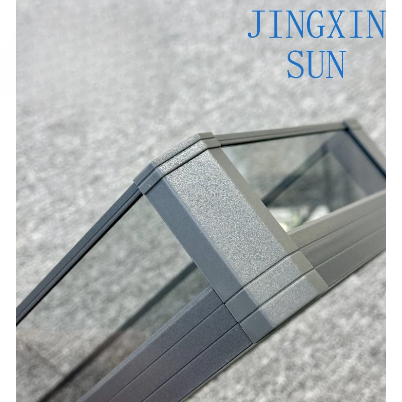 Tempered glass side pull out basket, with MDF base aluminum strip soft close drawer basket for kitchen
