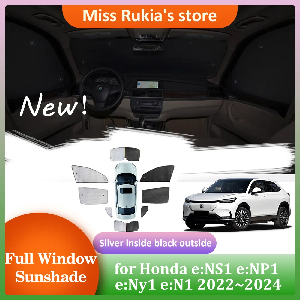 Car Sunshades for Honda e:NS1 e:NP1 e:Ny1 e:N1 eNy1 2022~2024 Roof Windows Visor Windshield Pad Curtain Sunroof Cover Accessorie