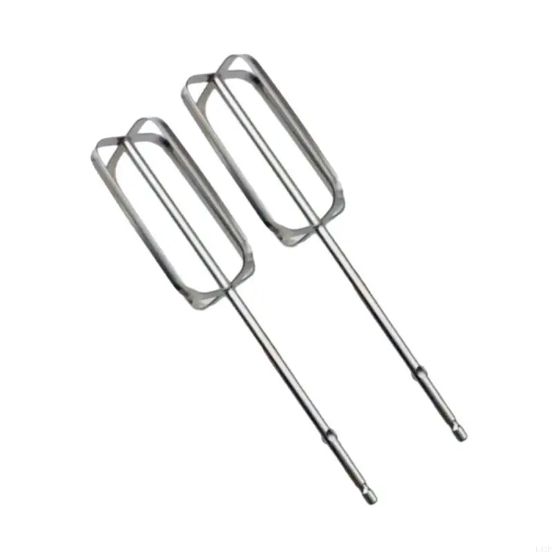 L43F 2Pcs Electric Mixer Heads Handheld Beater Heads Stainless Steel Eggs Mixer Accessories Eggs Beater Replacement Part