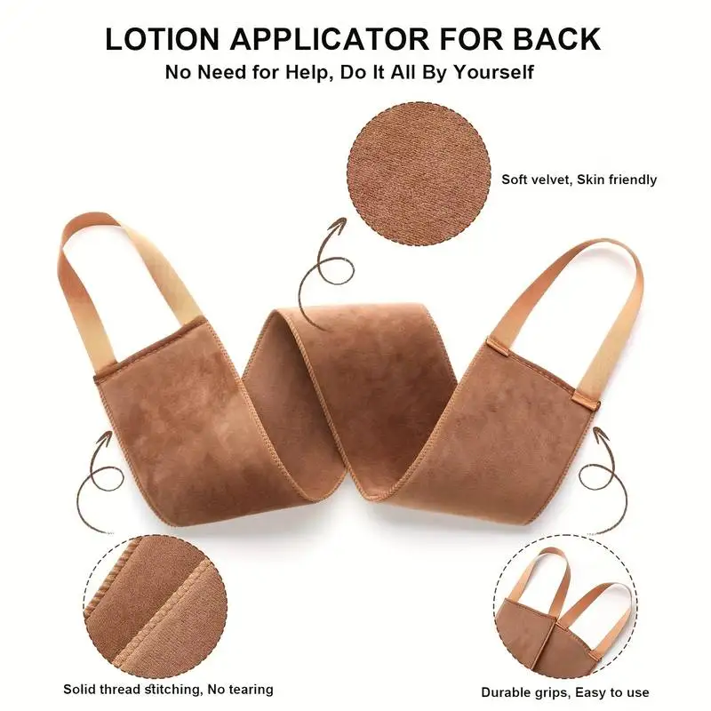 3-In-1 Self Tanning Mitt Glove Reusable Body Face Bath Cleaning Tools Back Tan Applicator Exfoliating Tan Removal Mitt