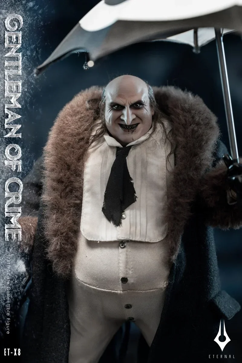 Juguete eterno Etx8 1/6 personajes de la película Gotham caballero del crimen pingüino Jazz conjunto completo modelo 12 pulgadas figura de acción mejor arte