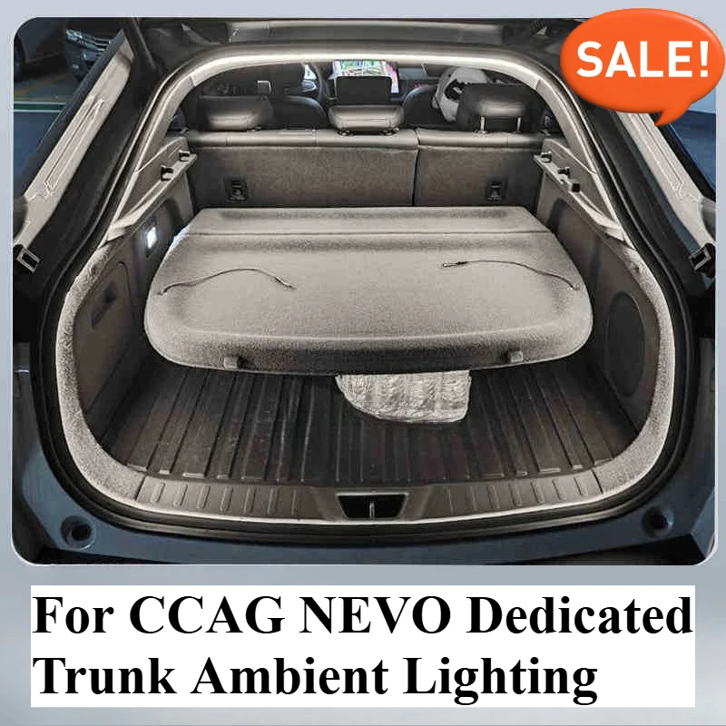 

Свет багажника, окружающее освещение, струящееся приветственное освещение, декор автомобиля, оригинальная установка Plug-and-Play для CCAG NEVO A07 Q05