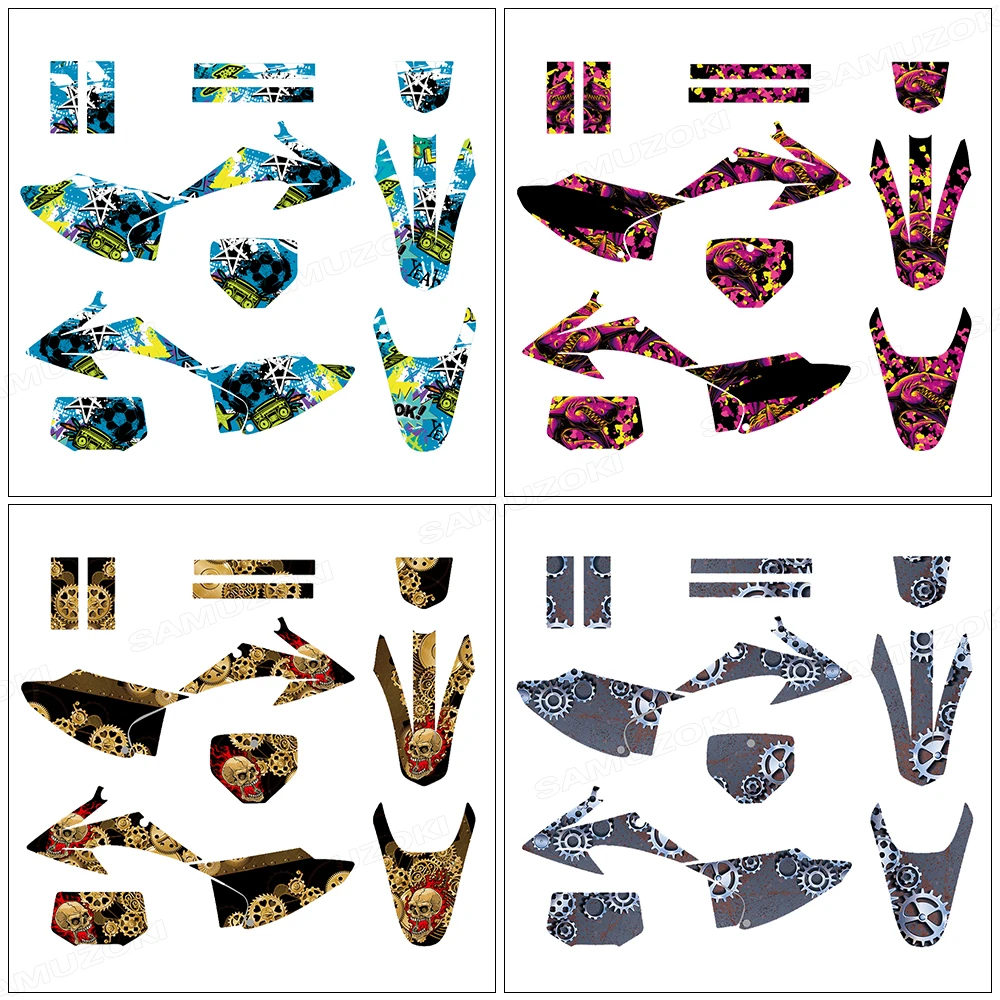 

Графические наклейки для мотокросса, декоративные комплекты, подходят для CRF150F CRF230F 2008-2014 Trail 150 Trail 230