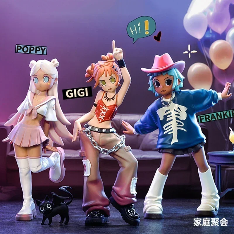 

POP MART Peach Riot Rise Up Series слепая коробка Guess Bag Mystery Box Toys Кукла Симпатичная аниме-фигурка Настольные украшения Подарок