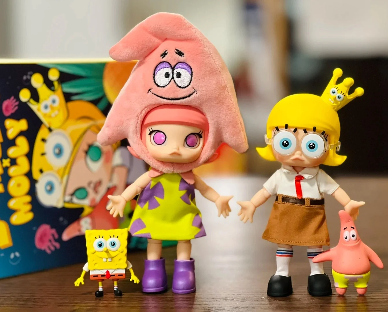 POP MART Genuine  Molly SpongeBob SquarePants Series Cute and Interesting Toy Surprise Collection Birthday Gifts in Stock view 3