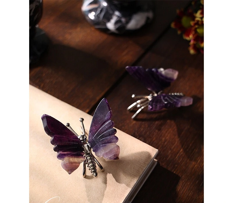 

Light luxury high-end creative living room desktop decoration, butterfly small ornament emotional stability artifact