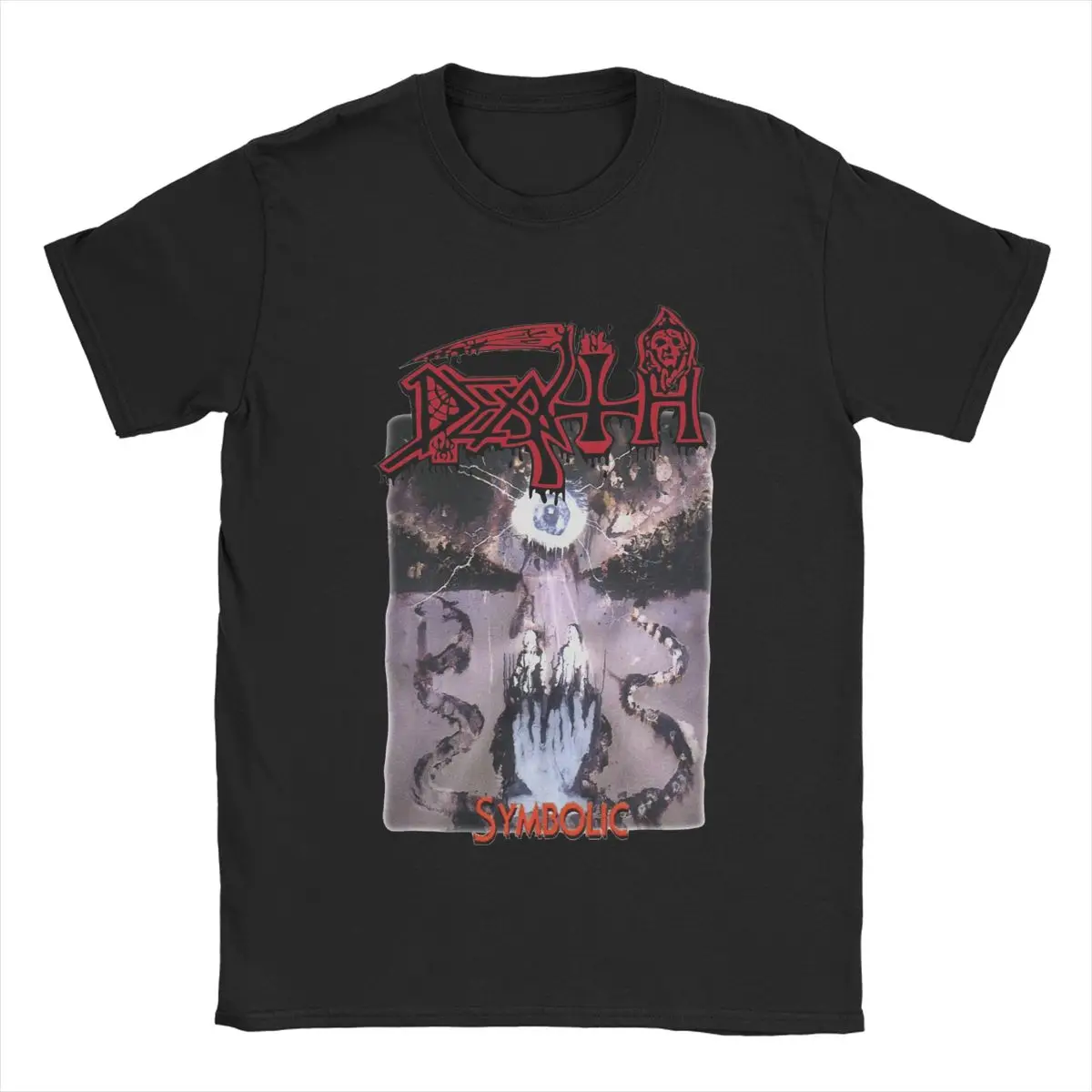 Death Simbolic 1995 Metal Band T Shirt Merchandise Men Women Cotton Novelty Tee Shirt Short Sleeve Clothes Unique