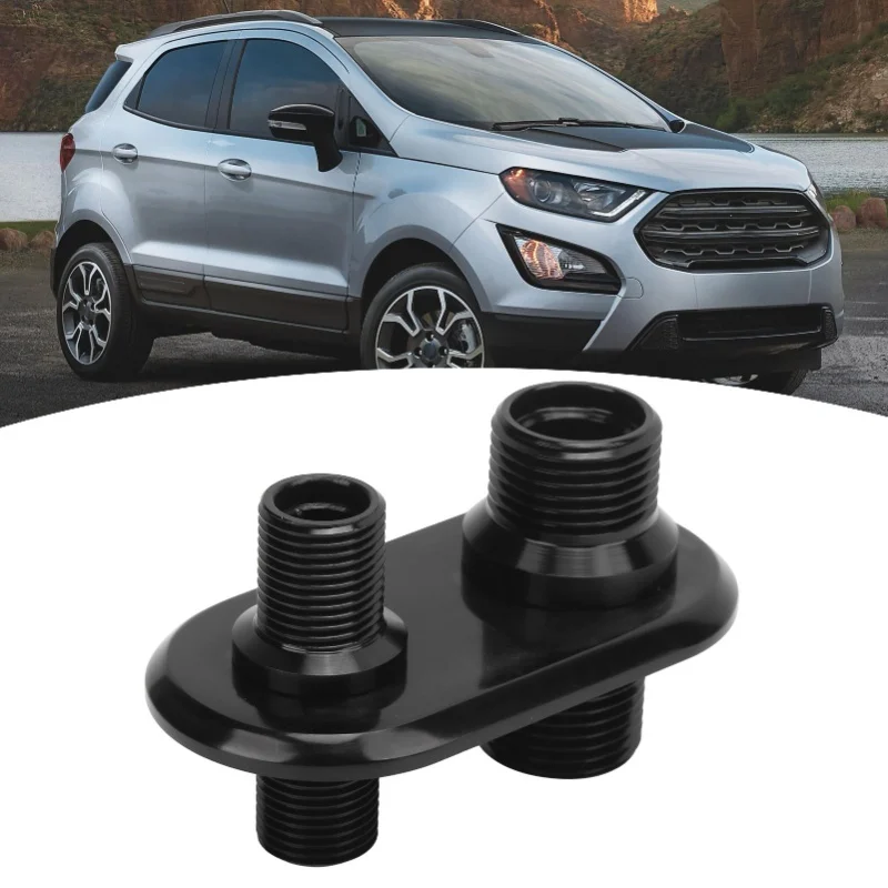 Universal 2-Port AC Bulkhead Connector Replacement For Hot Rod Car Air Conditioner Modification