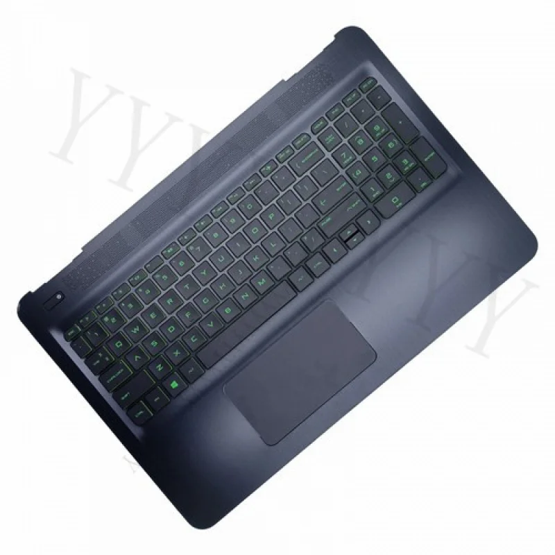 Y Y Y для HP Pavilion 15-BC верхний чехол с упором для рук и сенсорной панелью клавиатуры, черный L22937-001