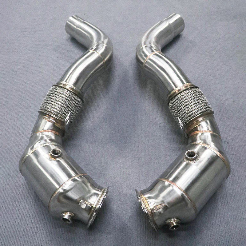 Suitable for X5M/X6M F95/F96 4.4T S63B44B 2019-2022 High performance variable straight head exhaust pipe