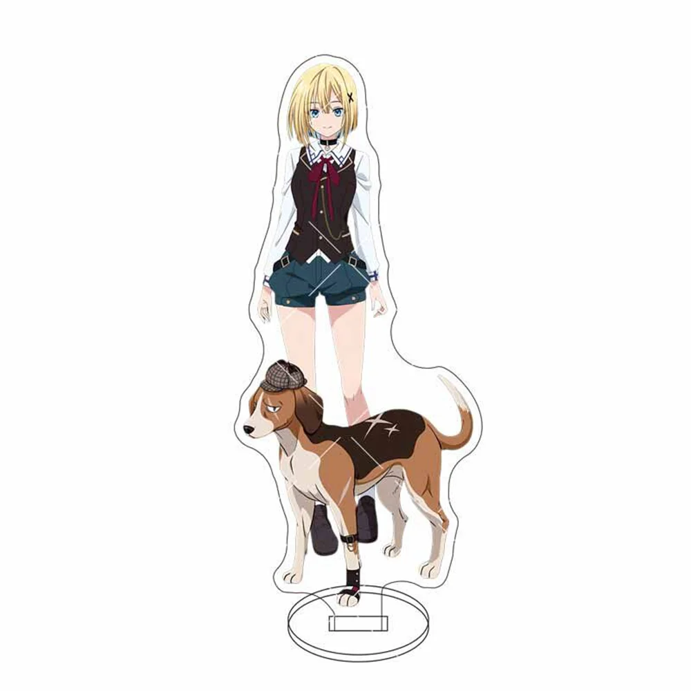 15cm New Anime Killed Again, Mr. Detective Keychain Acrylic Stand Model Figure Cosplay Character Gifts Decoration Goods