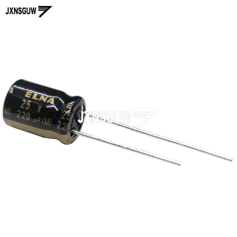 

20PCS Original ELNA RA3 25V220UF 8X11.5MM audio Aluminum electrolytic capacitor 220uF/25V 85 degrees 25v 220uF ra3