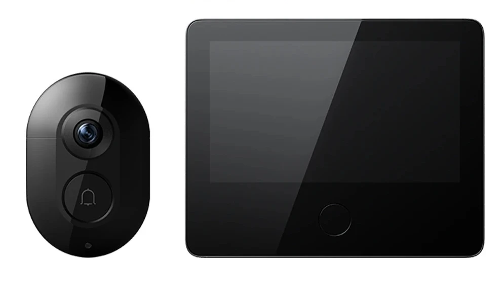 Camera Video Peephole Doorbell 3MP HD Infrared Night Vision 180 Wide Nngle For Mi Home APP Xiaomi Smart Cat eye 2 WiFi Wireless