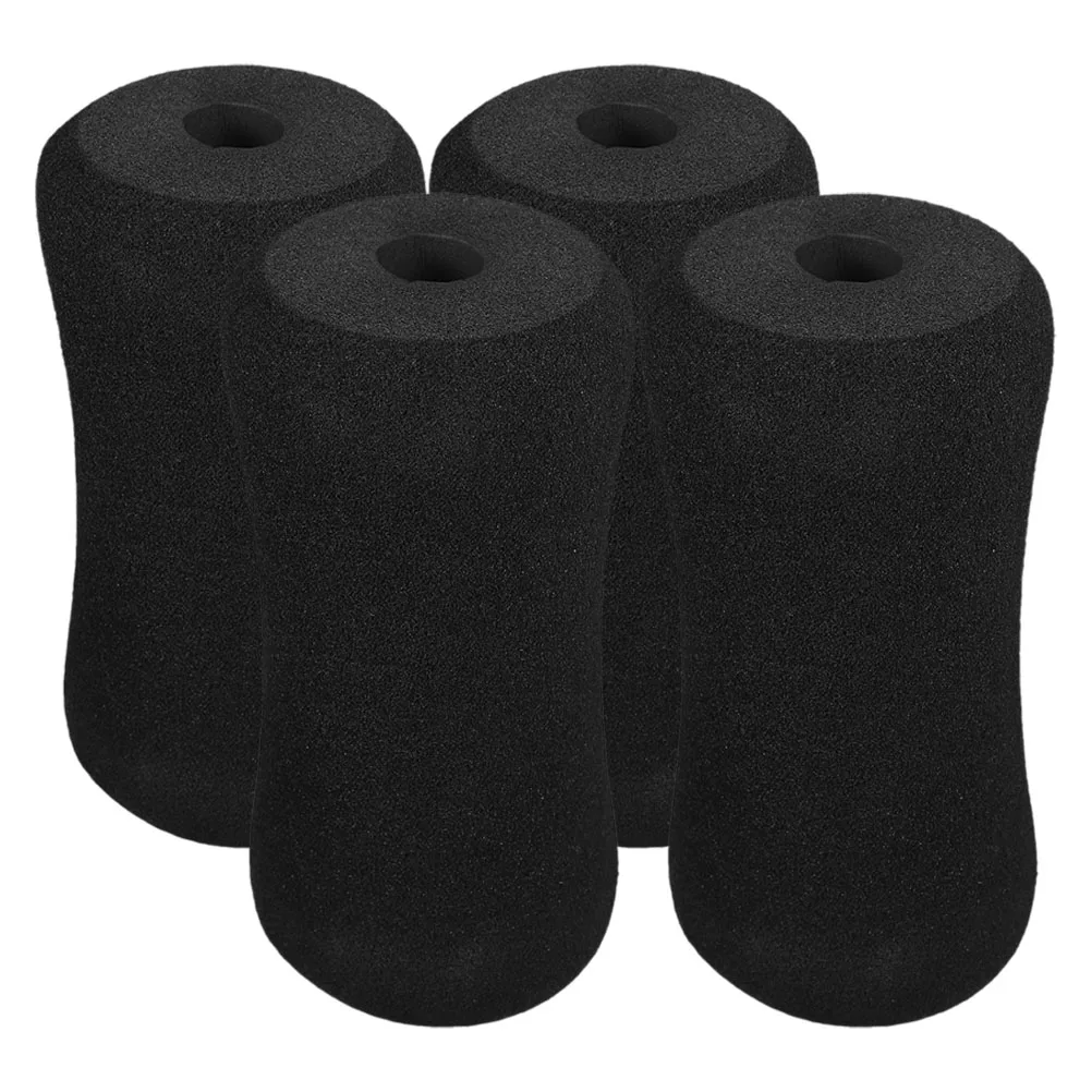 

4Pcs Roller Pad Sponge: Tube Pads Fitness Equipment Pads it up Board Exercise Equipments Handle Cover Fitness Grip Gym Supply