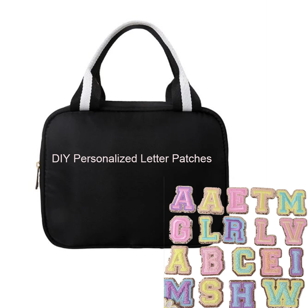 

DIY Name Lunch Bag for Kids Custom Lunch Box Bag Personalized Lunch Bag Student Food Insulated Bento Portable Cooler Bags