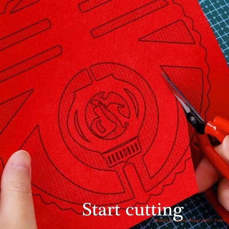 Traditional Chinese New Year Decoration Paper Cutting Flower Character Animal