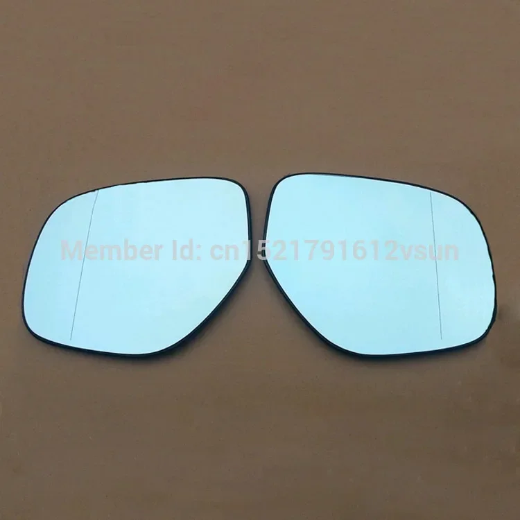 smRKE 2Pcs For Mitsubishi ASX Rearview Mirror Blue Glasses Wide Angle Led Turn Signals light Power Heating