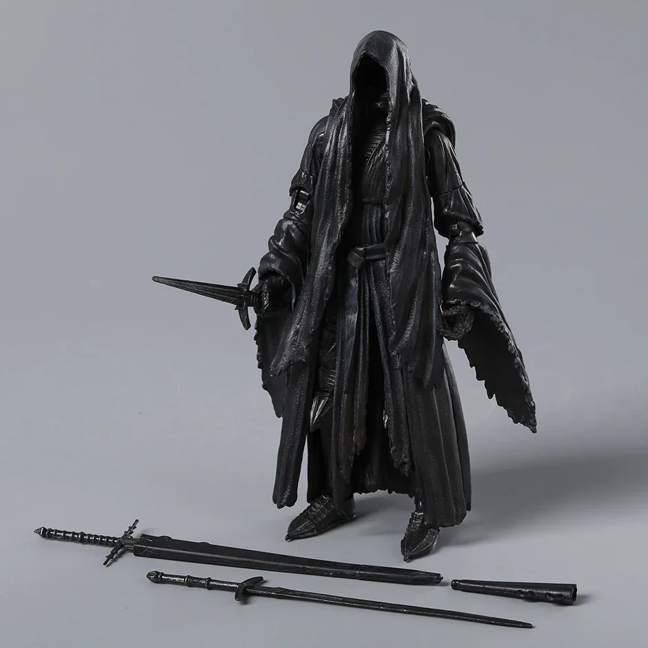 Nazgul Ringwraith Deluxe Action Figure PVC, brinquedo móvel para meninos, modelo de coleção