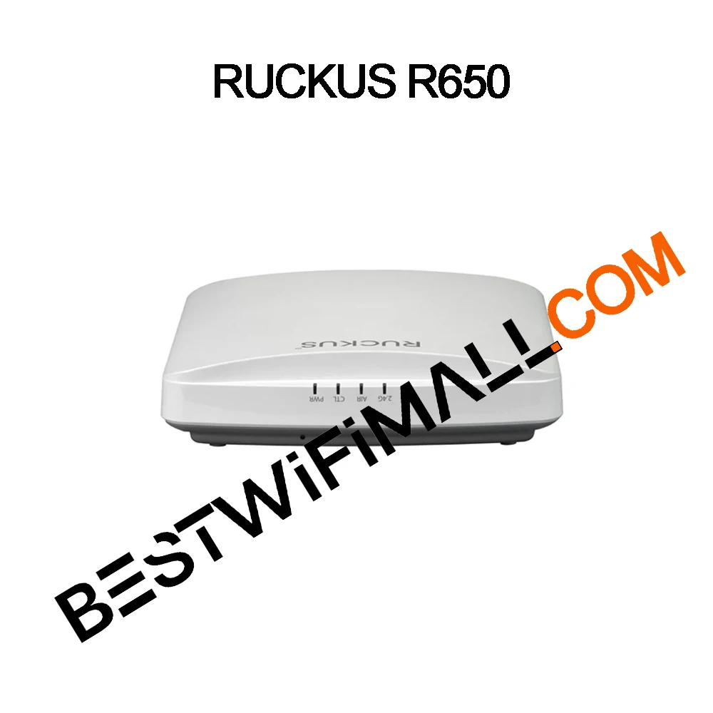 RUCKUS NETWORKS R650 Unleashed 9U1-R650-WW00 9U1-R650-EU00 and 902-0180-XX00 PoE Adapter Wi-Fi 6 4x4 SU-MIMO MU-MIMO Indoor AP